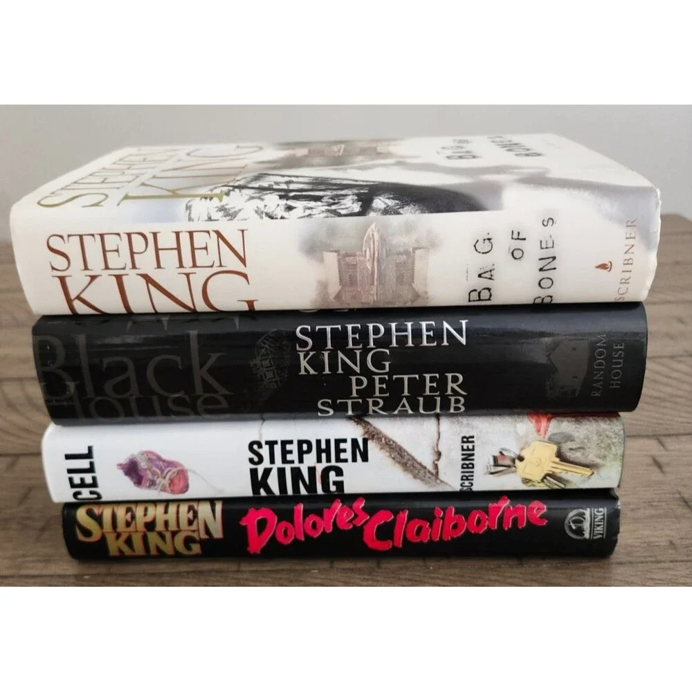 Lot of 4 Stephen King Hardcover Books Novels Bones Cell Dolores Claiborne - Picture 7 of 9